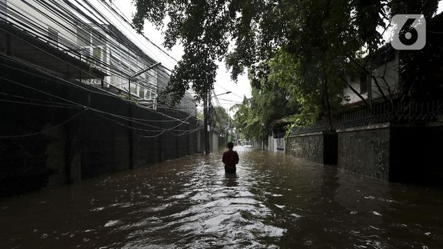 Diguyur Hujan, Banjir Rendam Hang Lekir Jakarta