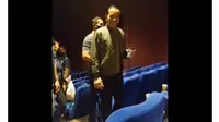 Viral video Presiden Jokowi nonton Fast X di bioskop. (Foto: Twitter @recehtapisayng).