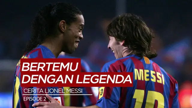 Berita Motion Grafis Perjalanan Lionel Messi Episode 2, Kisah Petemuan dengan Ronaldinho di Barcelona