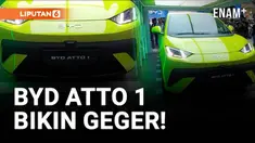 BYD Motor Indonesia resmi meluncurkan BYD Atto 1 di GIIAS 2025 dan langsung mencuri perhatian publik! Mobil listrik mungil ini dibanderol mulai dari Rp195 jutaan dan hadir dalam dua varian: Dynamic dan Premium.