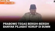 Presiden Prabowo Subianto memberikan sambutannya dalam Penutupan Musyawarah Nasional VI PKS, Senin (29/9). Dalam sambutannya, Presiden Prabowo memerintahkan BUMN untuk segera membersihkan perusahaan.