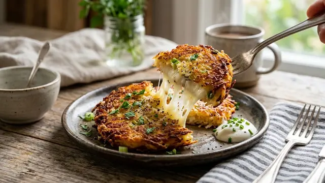 Kentang Pancake Mozarella