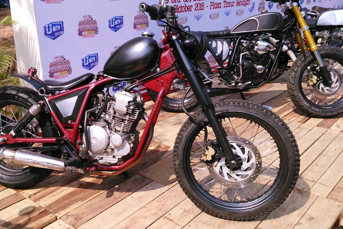 Motor Sport dan Bebek Sering Jadi Bahan Modifikasi Ala Retro