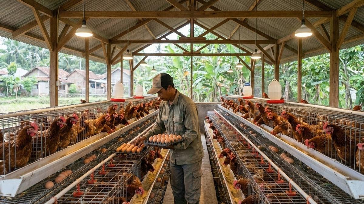 Cara Pilih Lampu untuk Ayam Petelur Agar Produksi Maksimal, Panduan Lengkap Peternak