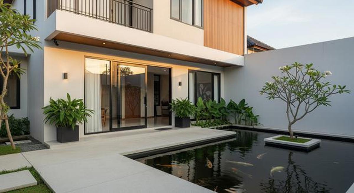 7 Model Kolam Ikan Depan Rumah Minimalis yang Menambah Kesan Asri, Estetis dan Menenangkan