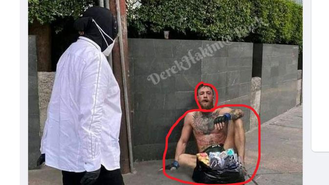 Cek Fakta Liputan6.com menelusuri klaim foto petarung MMA Conor McGregor jadi gembel