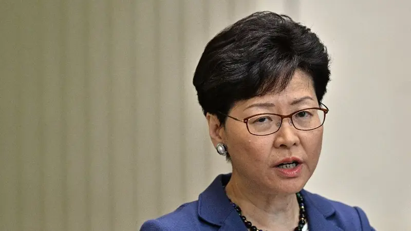 Kepala Eksekutif Hong Kong Carrie Lam (AFP/Anthony Wallace)