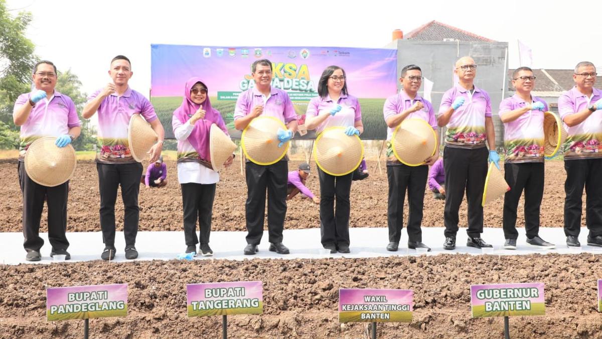 Gandeng Mendes, Gubernur dan Bupati, Jamintel Harap Banten Bisa Swasembada Pangan