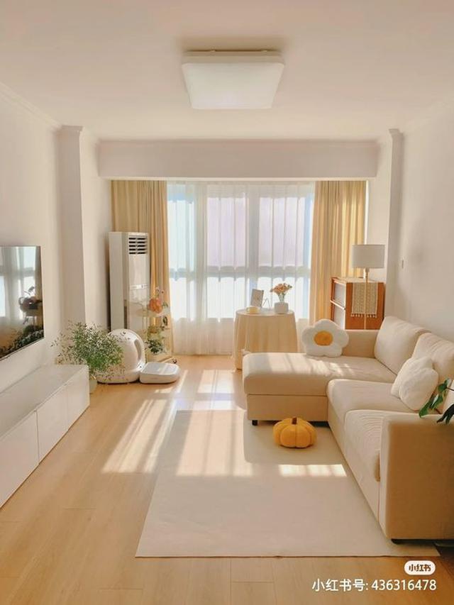 Ruang Tamu Ala Korea Warna Netral