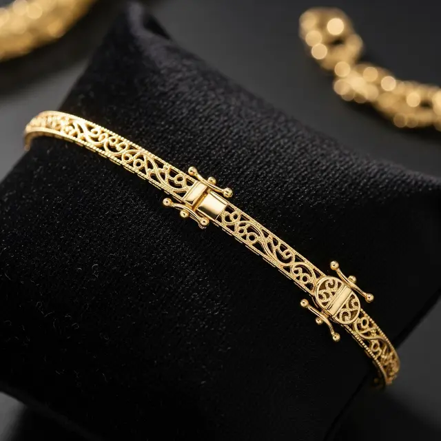 Desain Gelang Emas Tipis yang Cocok untuk Acara Formal