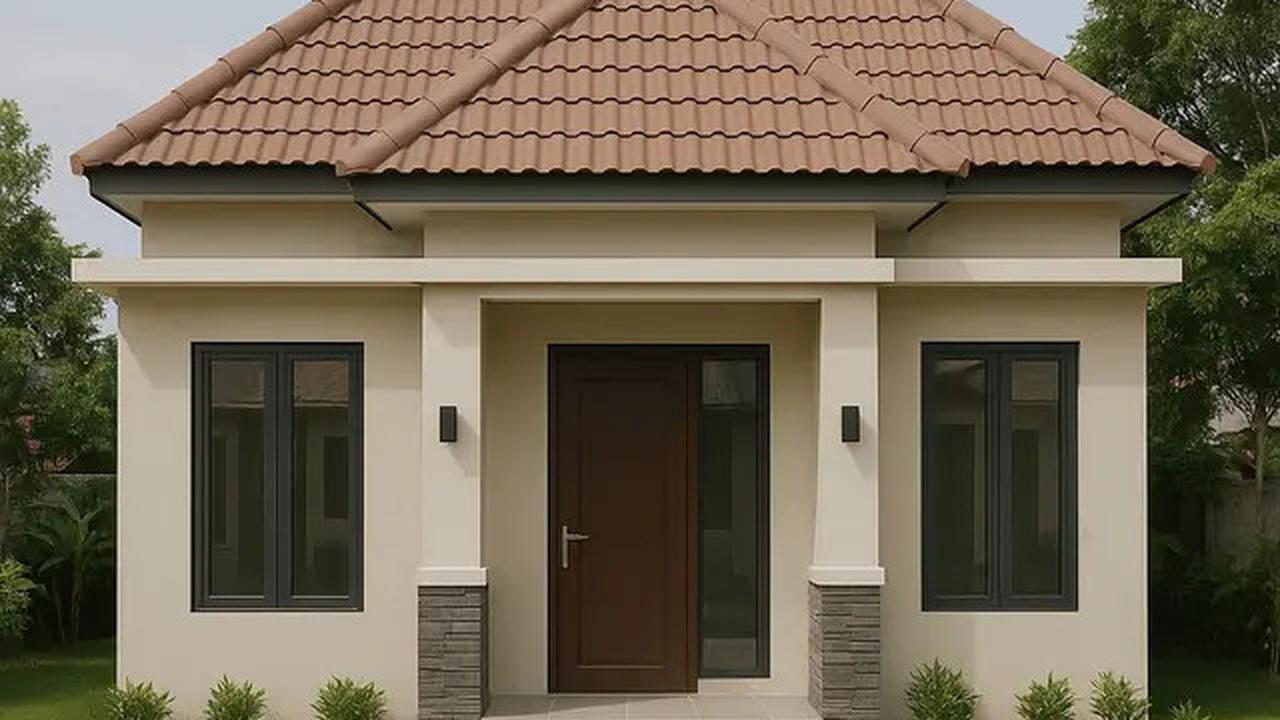 8 Model Rumah 6x9 Atap Kombinasi Pelana dan Limas, Desain Hunian Modern dan Elegan di 2025