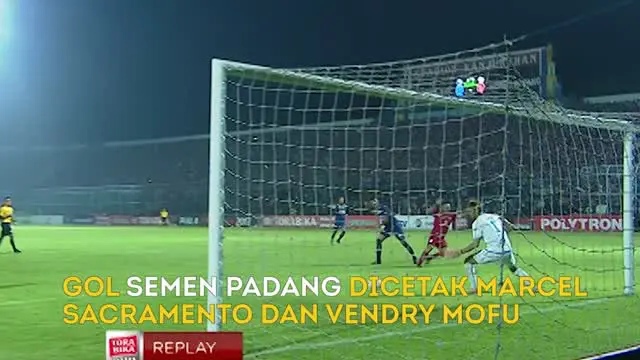 Semen Padang tidak mampu menutupi kekecewaan setelah gagal ke final Piala Presiden 2017 melawan Arema.