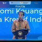 Presiden Joko Widodo (Jokowi) dalam pembukaan Karya Kreatif Indonesia (KKI) dan Festival Ekonomi dan Keuangan Digital (FEKDI) 2024, di Jakarta, Kamis (1/8/2024). (Foto:Liputan6.com/Tira Santia)