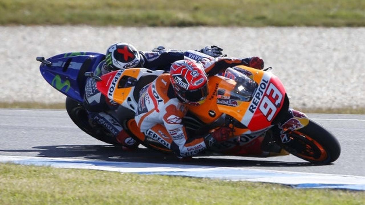 Duel sengit Marquez dan Lorenzo di sirkuit Phillip Island