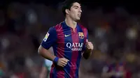Striker Barcelona Luis Suarez (Josep Lago/AFP)