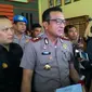 Kapolresta Jambi, AKBP Fauzi Dalimunthe merilis kasus dugaan aborsi ilegal di Jambi. (Bangun Santoso/Liputan6.com)