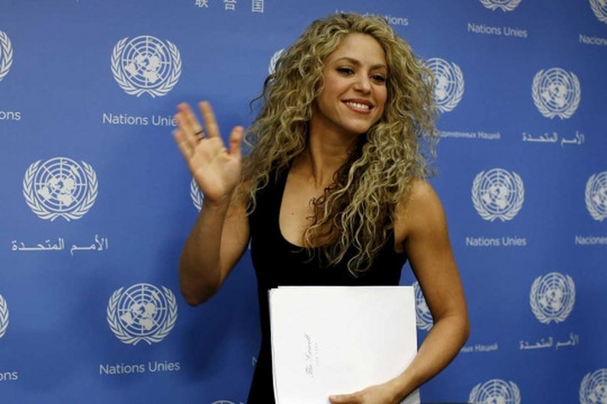 Minta investasi untuk Paud, penyanyi seksi Shakira ke markas PBB