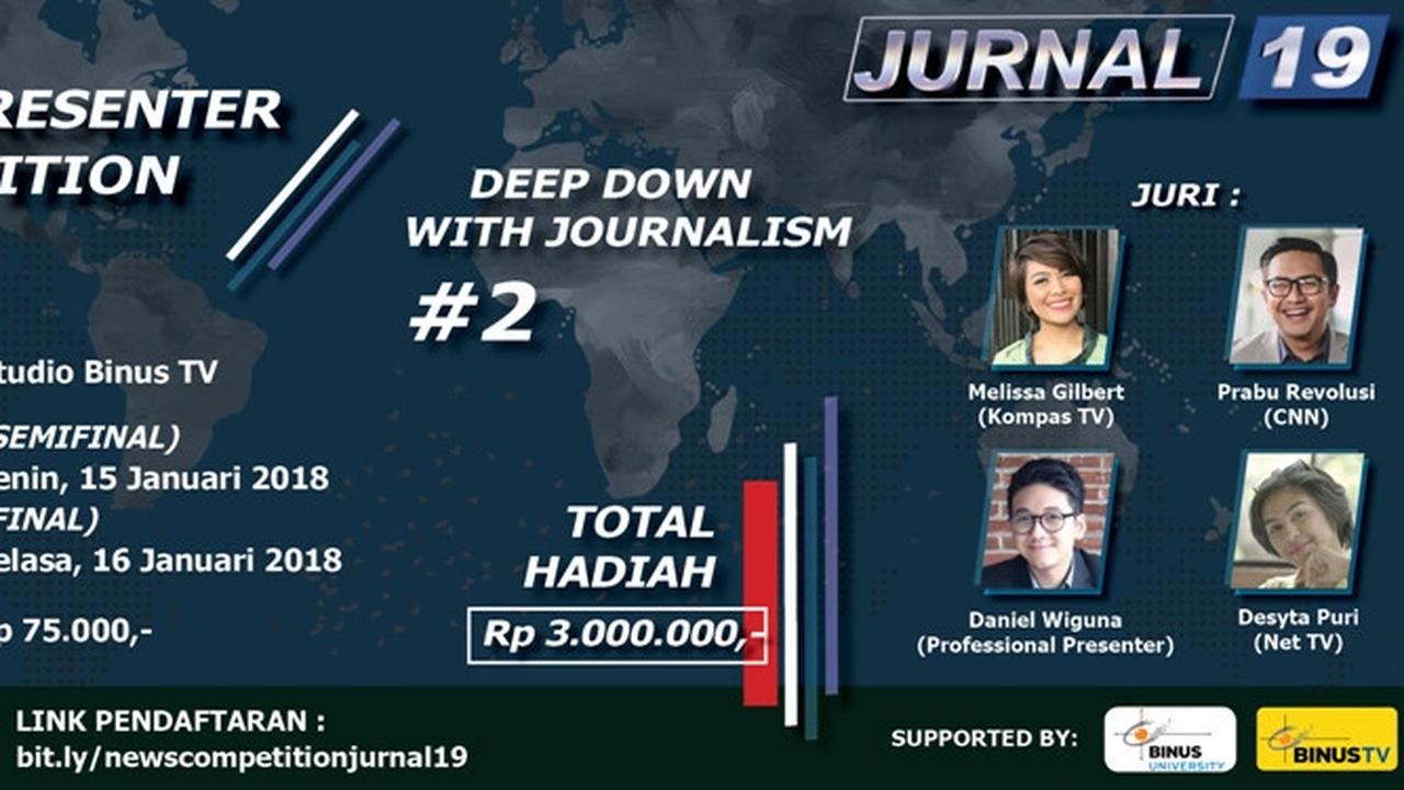 Rayakan Hari Jadi ke-8, Binus TV Gelar Lomba News Presenter
