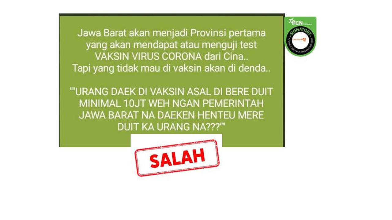 Cek fakta vaksin Jabar