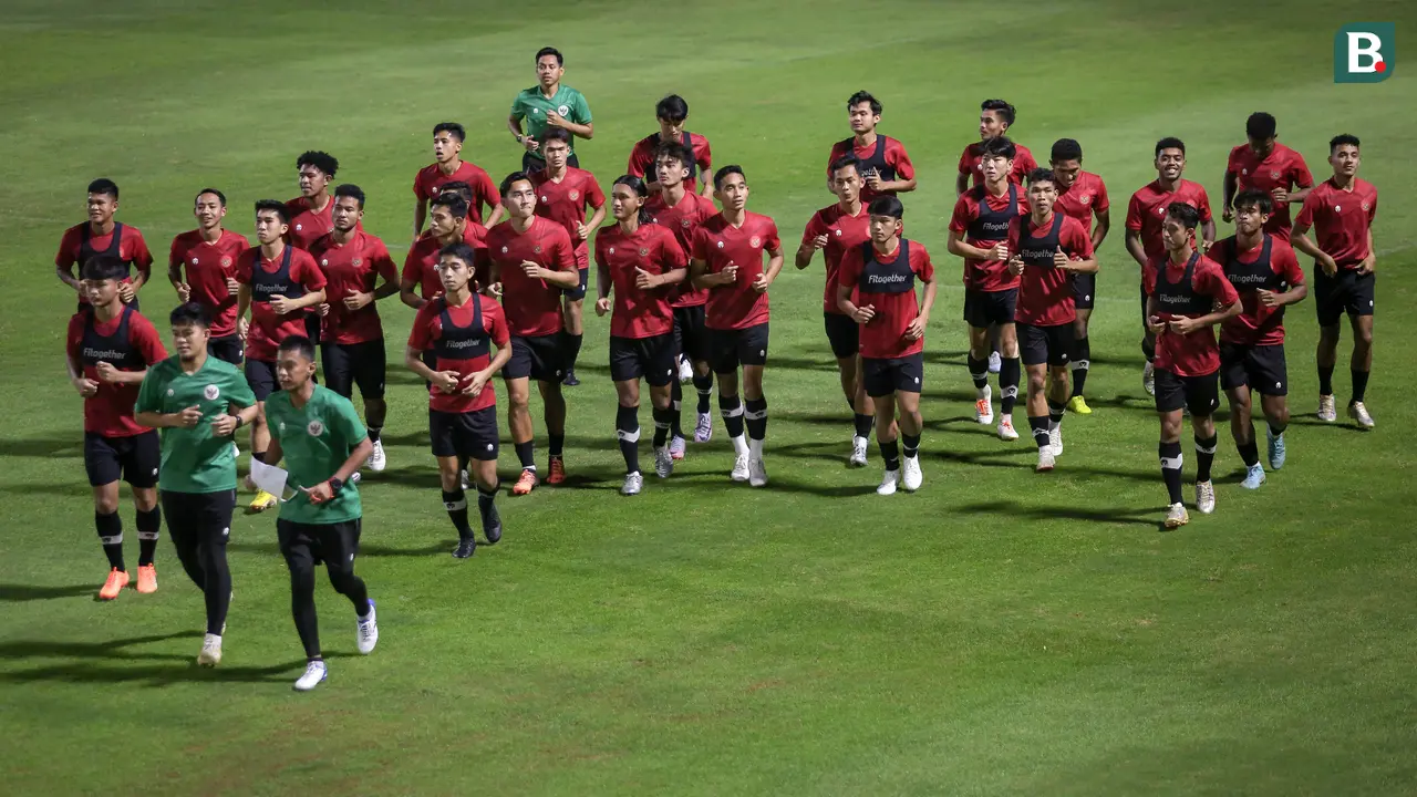 Foto: Tergabung di Grup A Sepak Bola SEA Games 2023, Timnas Indonesia U-22 Terus Geber Latihan