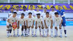 Timnas Futsal Indonesia yang berlaga pada Piala AFF Futsal 2026 saat melawan Malaysia yang bertempat di Nonthaburi Sports Complex Gymnasium, Thailand, Selasa (7/4/2026). (Dok. FFI)