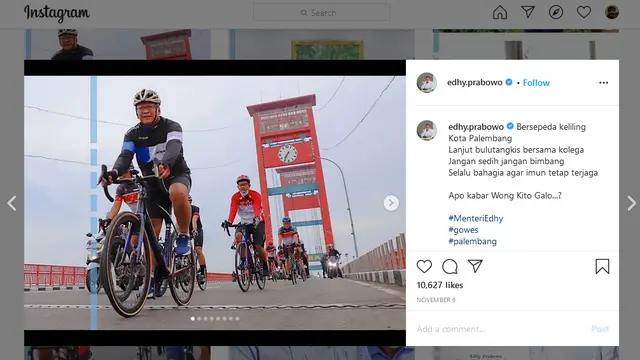 Menteri Kelautan dan Perikanan, Edhy Prabowo