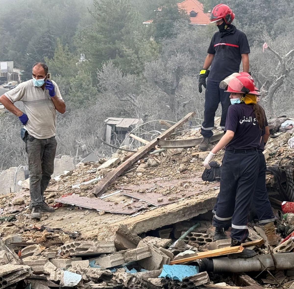 Serangan brutal Israel hancurkan permukiman Kristen di Lebanon