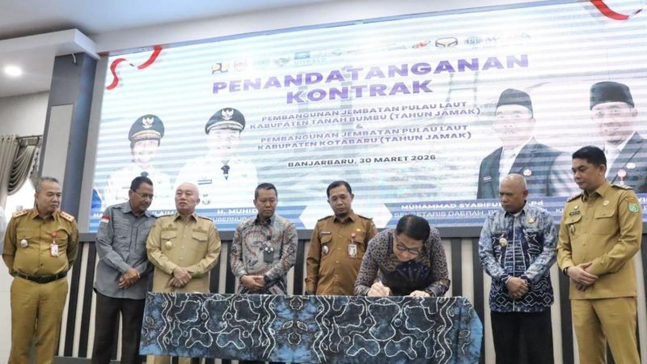 Pemprov Kalsel Mulai Bangun Jembatan Pulau Laut Rp750 Miliar Per Tahun, Konektivitas Makin Kuat