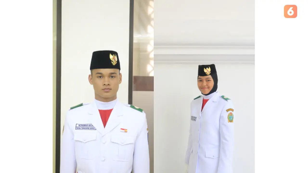 Paskibraka, Paskibraka 2020, Paskibraka 2019, HUT ke-75 RI, HUT RI ke-75, Paskibraka Nasional 2019, Muhammad Adzan, Sylvia Kartika Putri