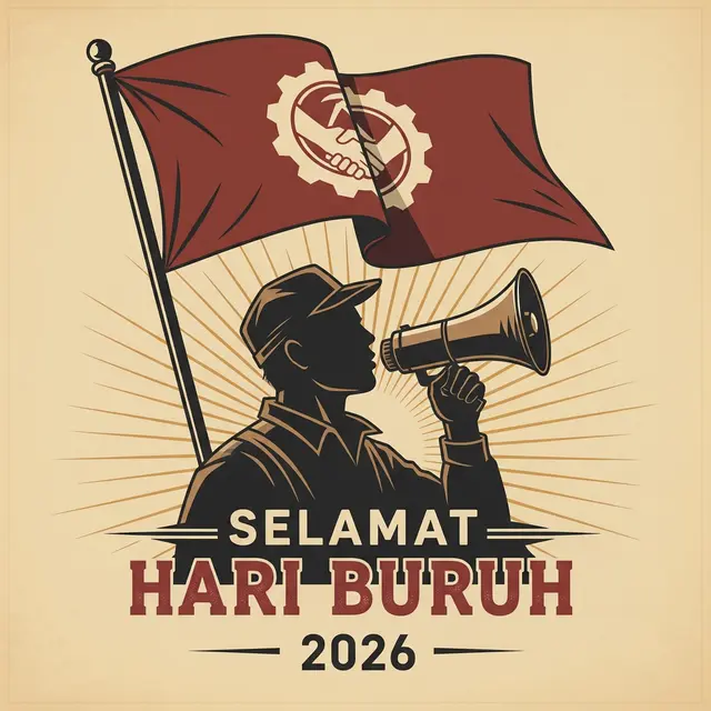 Desain Poster Hari Buruh Internasional