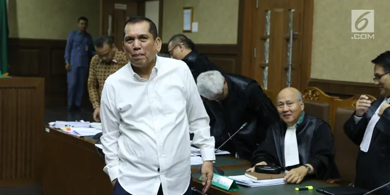 Mantan Ketua Komisi II DPR Bersaksi di Sidang Irvanto dan Made Oka Masagung