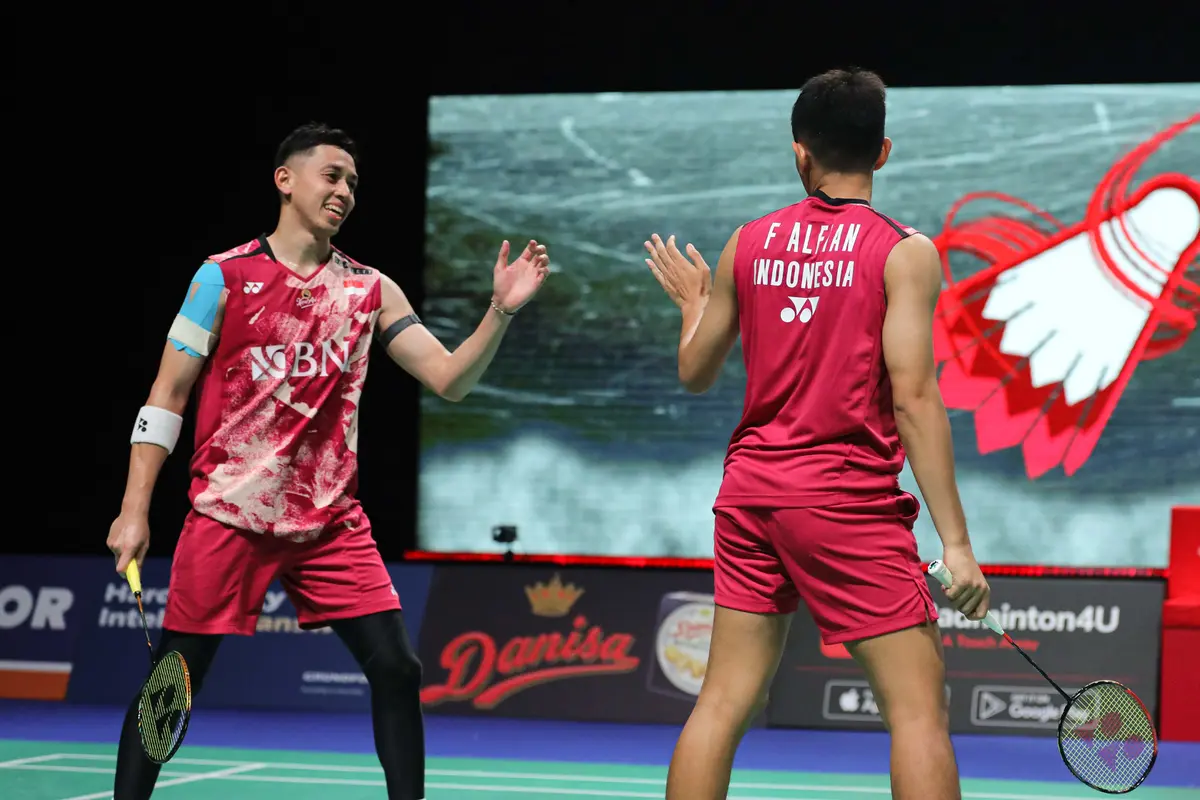 Fajar Alfian/Muhammad Rian Ardianto - Denmark Open 2023 - Bulu Tangkis