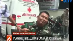 Keluhan Kapten Leo Sianturi dibantah Komandan Detasemen Kesehatan Wilayah Pematang Siantar Letkol CKM Suhartono.