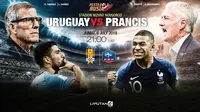 Prediksi Uruguay Vs Prancis (Liputan6.com/Trie yas)