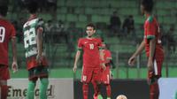 Pemain Timnas Indonesia U-19, Egy Maulana Vikri menjadi muka baru di Timnas Indonesia U-22. (Bola.com/Iwan Setiawan)