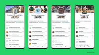 Ilustrasi tampilan fitur WhatsApp Komunitas (Foto: WhatsApp).