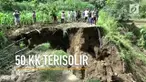 Diterjang hujan deras kurang dari 4 jam, sebuah jalan di Ponorogo, Jawa Timur, amblas dan longsor. Akibatnya, sekitar 50 kepala keluarga di satu dusun terisolir.