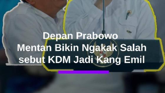 Satu Ruangan Tertawa, Mentan Salah Sebut Dedi Mulyadi Jadi Ridwan Kamil Depan Prabowo