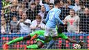 Bersama Chelsea di Liga Inggris musim 2021/2022 ini, penampilannya masih cekatan di bawah mistar gawang The Blues. Dari 20 laga, ia mampu membuat 8 kali clean sheet dan hanya kebobolan 16 gol hingga membawa Chelsea sementara berada di tiga besar. (AFP/Ben Stansall)