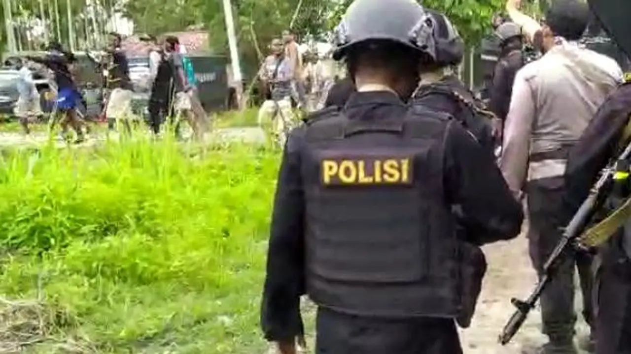 bentrok warga di Sentani