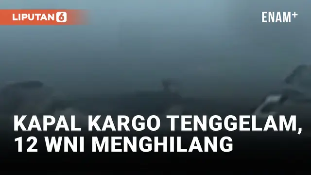 Kapal Kargo Tenggelam di Perairan Taiwan, 12 ABK WNI Hilang