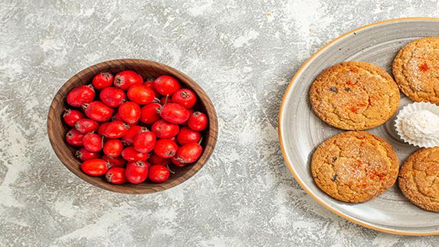 Ilustrasi cranberry cookies