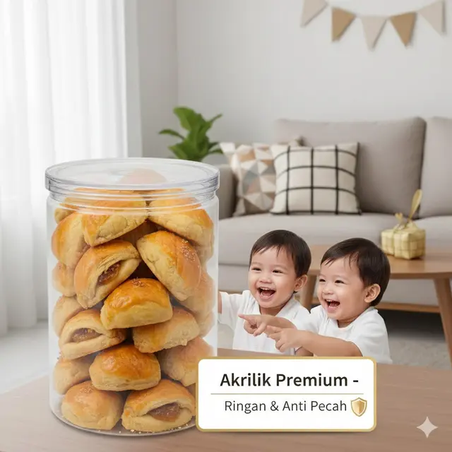 Toples lebaran bahan Akrilik Premium (Gemini AI)