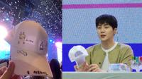 Fans yang Hadir di Fan Meeting Kim Seon Ho di Bangkok, Thailand pada 11 hingga 12 Februari 2023 Juga Mendapatkan Kaos dan Topi yang Gambarnya Dilukis Langsung Oleh Kim Seon Ho (Foto: Istimewa)