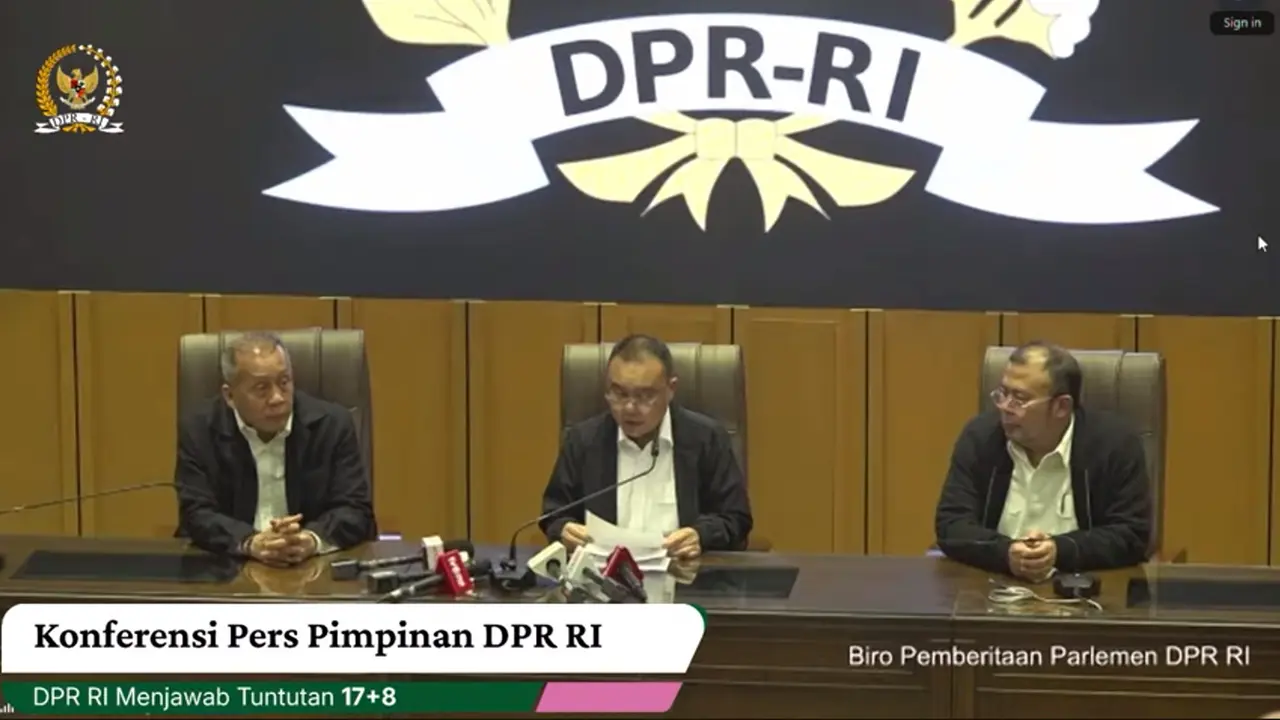 Wakil Ketua DPR Sufmi Dasco Ahmad (tengah) (Istimewa)