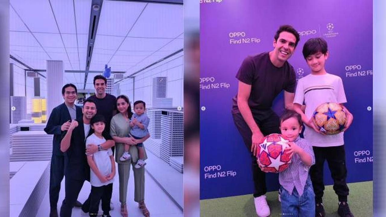Raffi Ahmad Foto Bareng Legenda Sepak Bola Ricardo Kaka Viral di Medsos