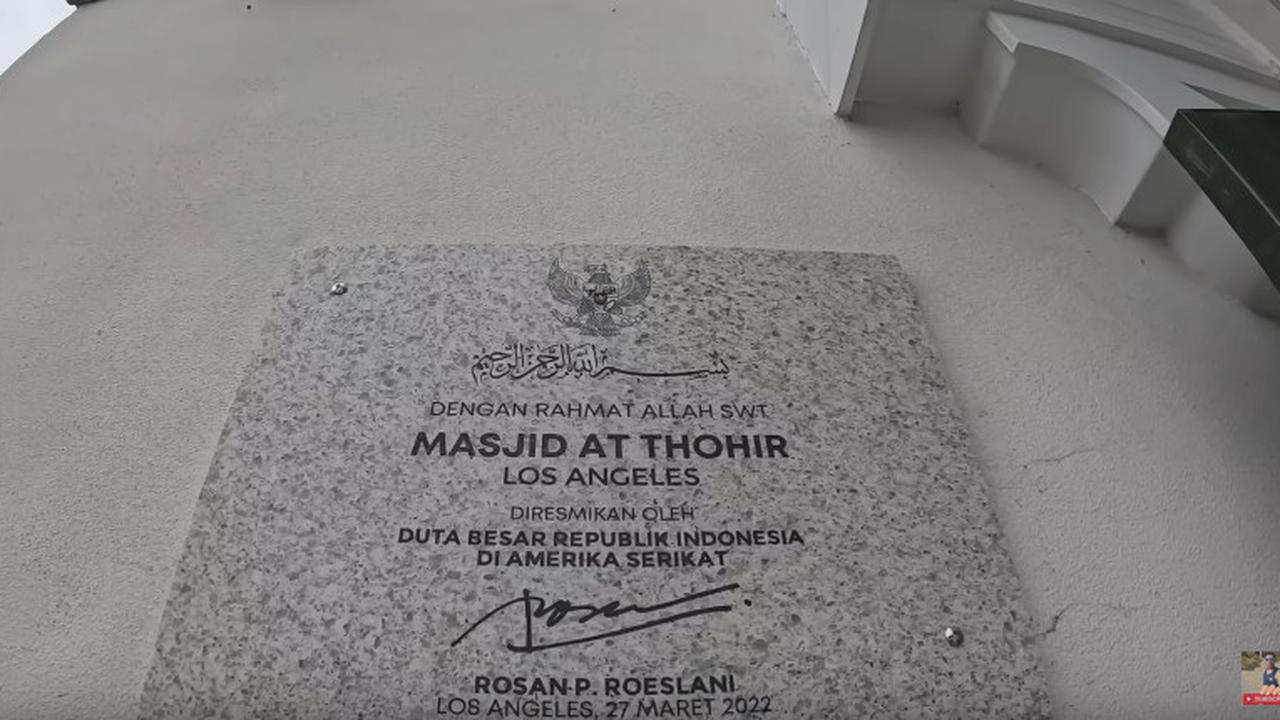 Potret Masjid At-Thohir di Los Angeles