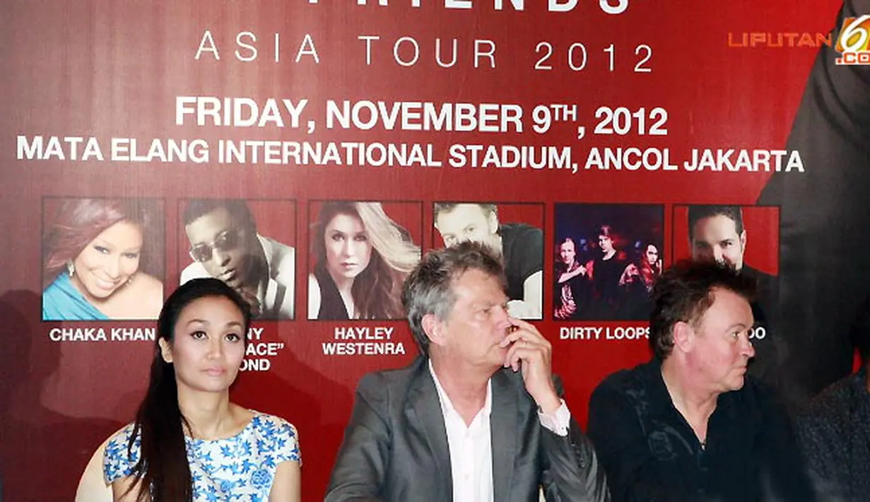 Konfrensi pers Konser David Foster and Friends Asia Tour 2012. (Foto: Arfianto)