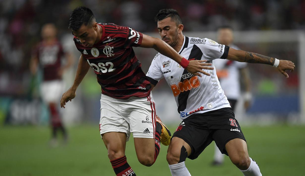 3. Reinier Jesus (Real Madrid) - Reinier direkrut Madrid dari Flamengo pada bursa transfer Januari. Pemain berusia 18 tahun ini memiliki market value 25 juta euro. (AFP/Mauro Pimentel)