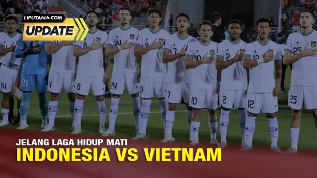 Timnas Indonesia melakoni laga hidup mati melawan Vietnam di Stadion Utama Gelora Bung Karno, Kamis (21/3/2024) pukul 20.30 WIB. Pasukan Shin Tae-yong wajib menang jika ingin menjaga kans melaju ke putaran selanjutnya pada kualifikasi Piala Dunia 202...